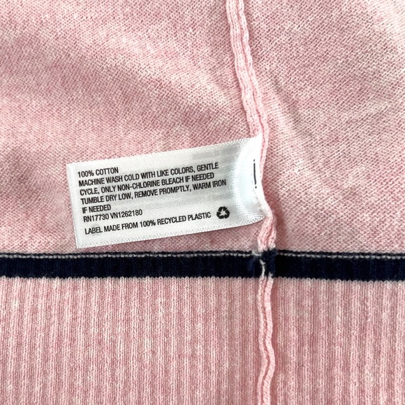 Goodfellow & Co Pink & Navy Trim Knit Polo-Type Short Sleeve Shirt Size XXL - Picture 8 of 10